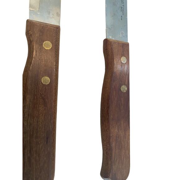 Vollrath 48148 cutlery - Set of 5 Wooden Handle Brazil Kitchen Set - Picture 5 of 7